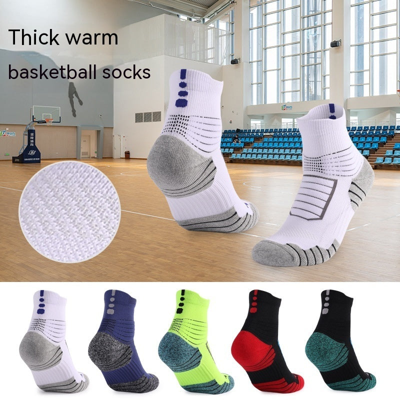 Unisex Thickened Towel Bottom Sweat-absorbent Breathable Knee-high Sports Socks 9cd471a1 e750 4d8a a174 d429b1a14133 trans