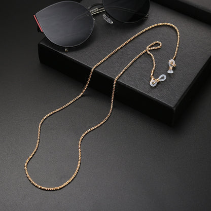 Simple Monochrome Glasses Chain Retro Personality 9cdc6184 9a37 424d 9fd6 72f6080b0003