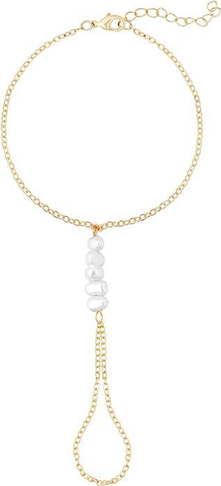 Small Rice-shaped Beads Rice Beads Zircon Pearl Ring Chain Love Finger Chain Ornament 9ce4d5c1 bea3 4944 90f7 88c6b258180b