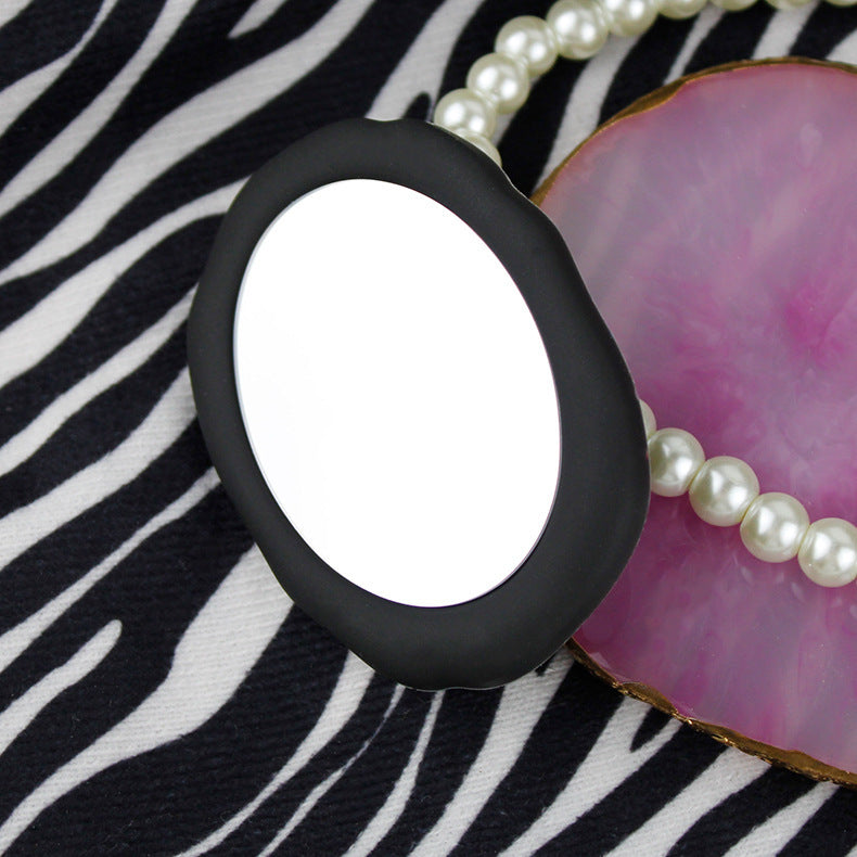 Liquid Silicone Portable Mirror Transparent Air Cushion Ring Buckle Mobile Phone Holder - 图片 6