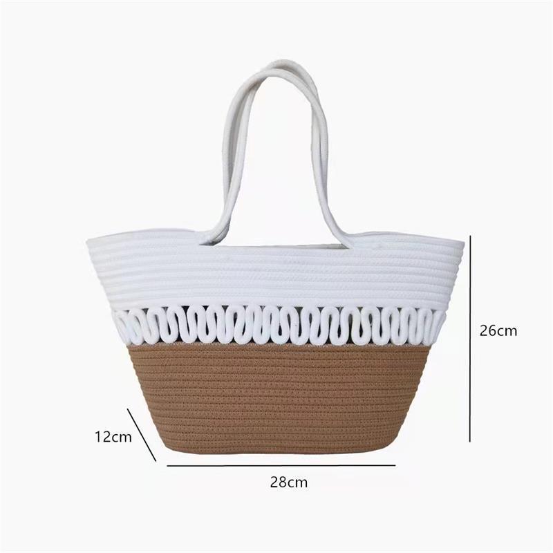 Woven One Shoulder Large Capacity Tote Beach Bag 9cfaa89e 1adb 4c8d 90b8 00988439a1f4