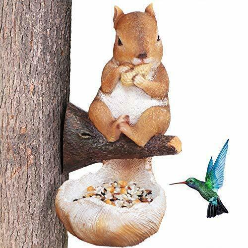 Cute Squirrel Bird Feeder For Garden Decoration 9d0953a3 a258 448b 8184 ac6f9011ccc7