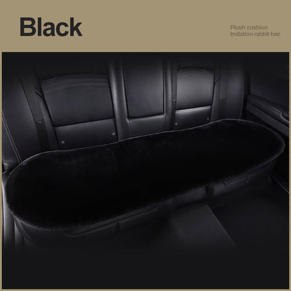 Car Seat Winter Plush Single Seat Square Cushion 9d09c547 ee98 457d 8a30 ee1796104c5c