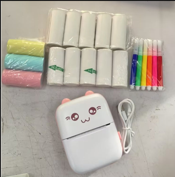 Mini Printer Portable Mini Bluetooth WiFi New Wrong Printer Mobile Phone Photo Title Note Hot Print Pocket Student Error Label Printer - 图片 13