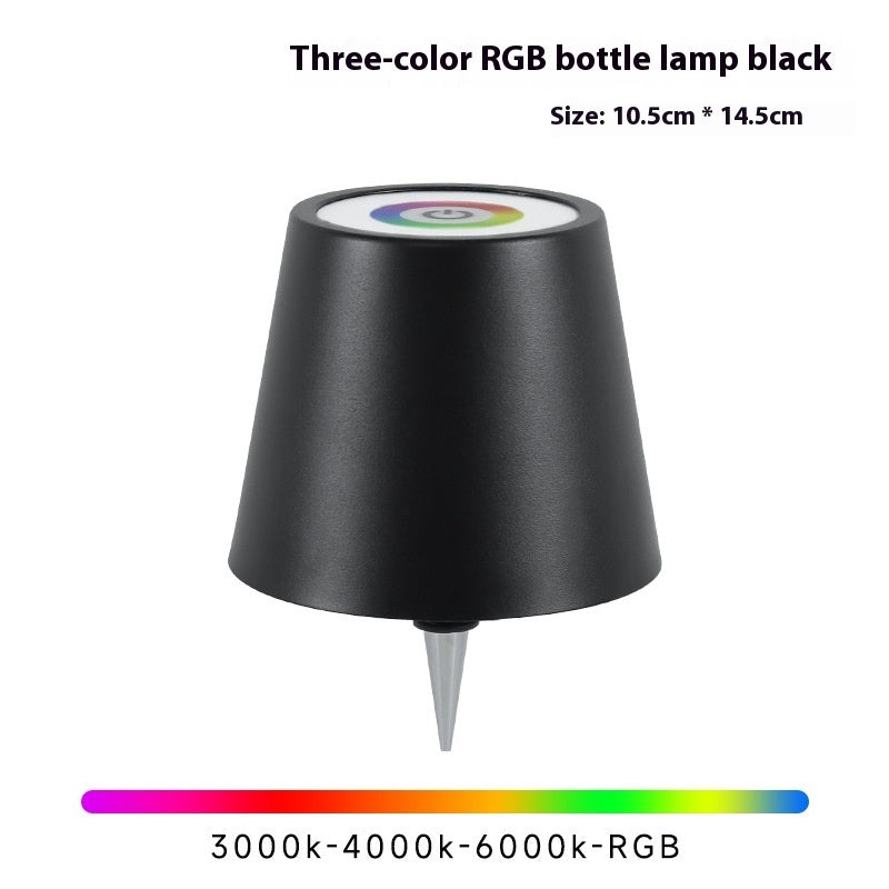 Plug-in Wine Bottle Lights Metal Wine Bottle Table Lamp Rechargeable 9d17df36 7c32 4d38 b0df 539d2f4a8258 trans