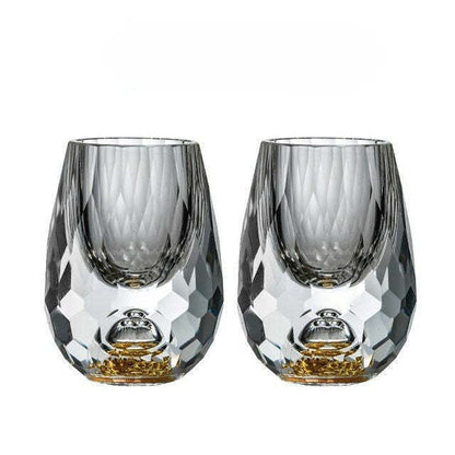 Gold Foil Kingsoft Diamond Crystal White Wine Glass 9d3bf384 8cce 424a a464 387f895d9131