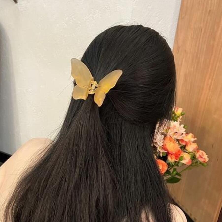 Korean Super Fairy Butterfly Hairpin Frosted Shark Headgear 9d40165e 6b9f 4f90 bb35 e3282d6b1426