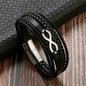 Cowhide Stainless Steel Men's 8-word Multi-layer Magnetic Buckle Bracelet 9d4124c4 f03f 4df9 aa57 37c6a5315ccb