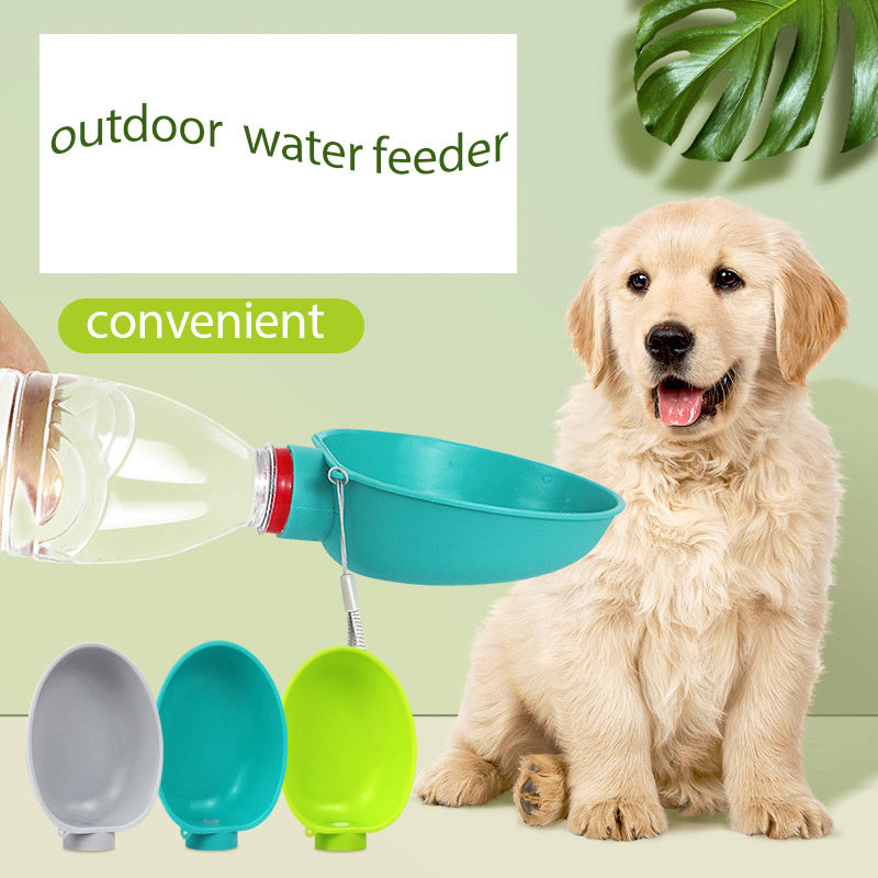 Portable Dog Drinking Bowl Outdoor Water Feeding Pet Outside Water Cup Dog Kettle For Small Breeds Dogs Pets Products 9d57ddf