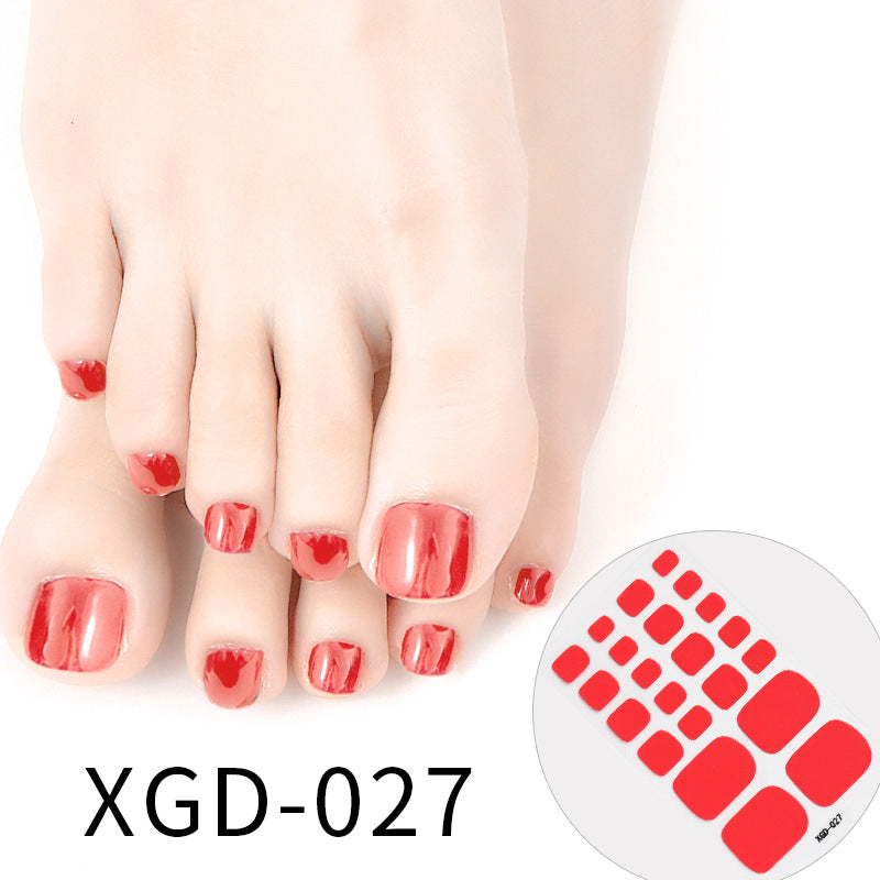 Nail Art Foot Sticker Fashion Solid Color Nail Sticker 9d62d5ca 1ad2 4254 a519 be778e730487