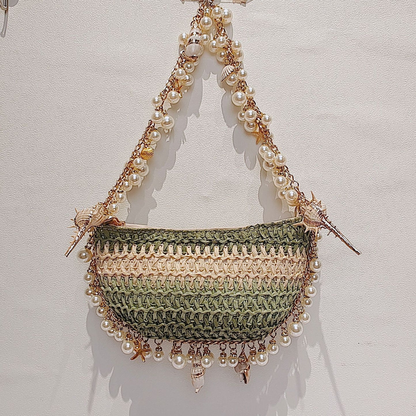 Summer Seaside Holiday Pearl Conch Straw Bag 9d74d01f 6579 44ac adbe 0591c5ad3738