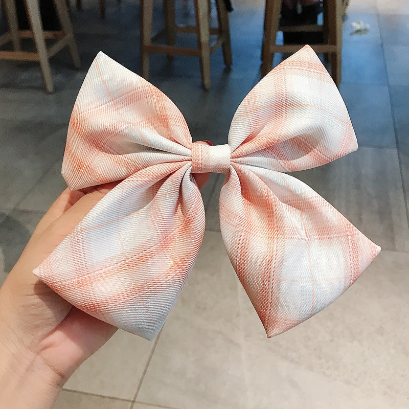 Girl's Plaid Bow Hairpin 9d82a8d4 4d8b 468b bb3f a3ceb5f15dca