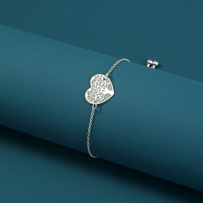 Silver copper heart tree of life dripping oil luminous bracelet 9d8d7e55 15ec 4f2e a218 2aaf0aa7f01f 2b523dba f743 4ba0 b688 