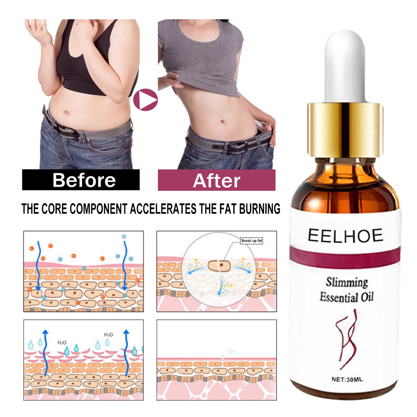 Slimming Massage Essential Oil Beauty Fat Removal 9d9d0347 f719 4179 b091 526f535a343d