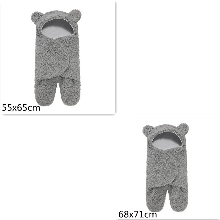 Lamb Plush Sleeping Bag Newborn Baby Swaddling Quilt 9da0f411 a0a0 4daa 8672 23ec3515a901