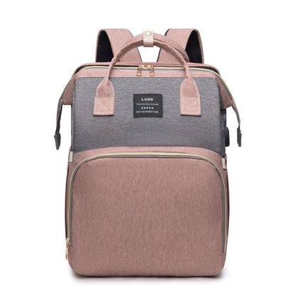 Multifunctional Folding Crib Large Capacity Backpack 9db1a187 e802 4fd2 acc6 be8baf0f8286