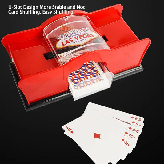Poker Card Hand Shuffler Easy Hand Cranked Casino Card Shuffling Machine For Blackjack Poker Texas 9db7eb5e 500b 4596 95f5 2a