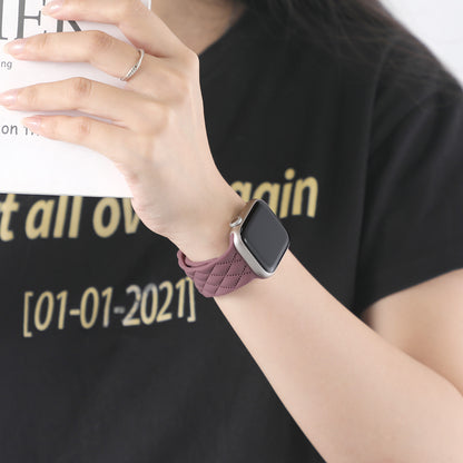 For Watch S9 Texture IwatchS8ULTRAL Silicone Butterfly Buckle Strap 9dbe2443 8ff9 49a9 b8b6 2deb754a831e