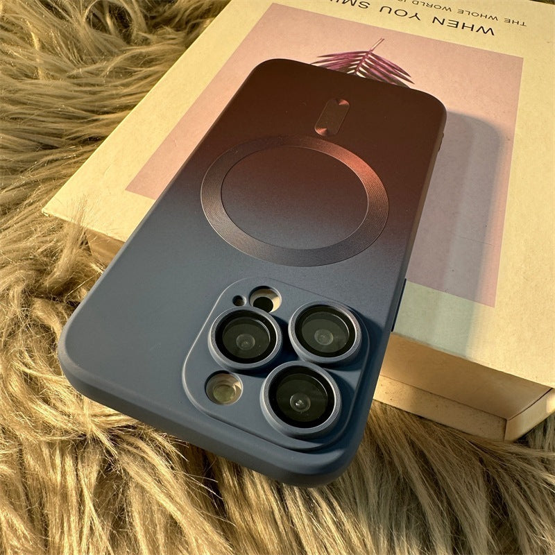 Liquid Silicone Two-tone Gradient Magnetic Phone Case 9dcdc6bd 4a1d 414c 8fff 093e2f531070