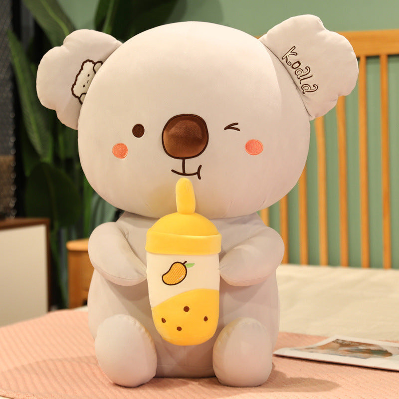 New Soft Milk Tea Cup Plush Doll Cute Koala Pillo 9dcfb02f d50c 4730 8ae1 494f98097bec