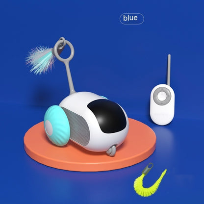 Remote Control Interactive Cat Car Toy USB Charging Chasing Automatic Self-moving Remote Smart Control Car Interactive Cat To