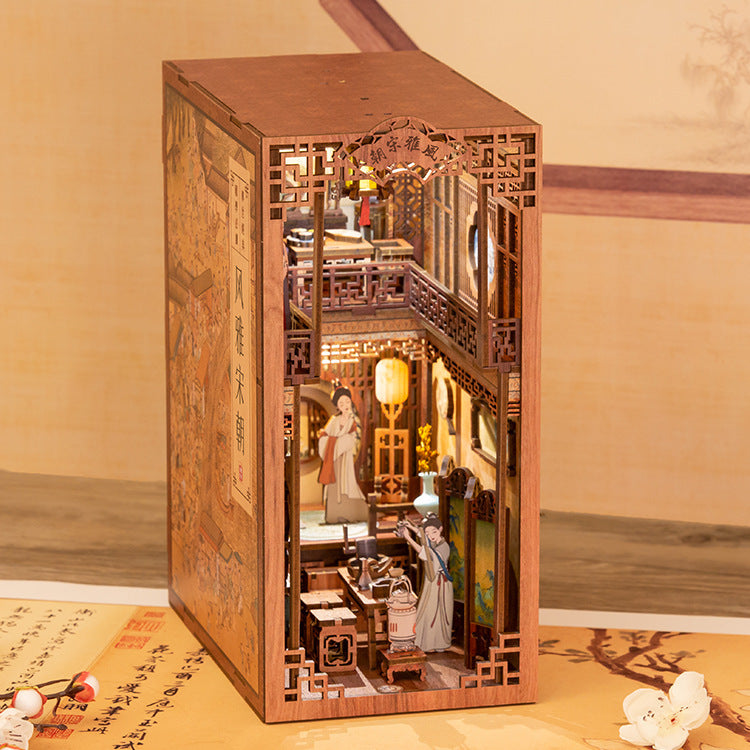 Dongpo Zhiyi Diy Wooden 3d Stereo Hand-assembled Book Stand Model Building Toy 9ddd2d25 6560 4fc0 a707 0cc5dbe14143