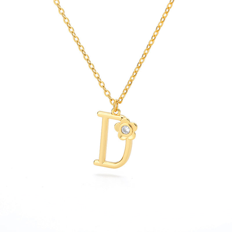 Rose English Alphabet Pendant Necklace 9df1ed6a 9f3b 4bc0 b4ee c5673b716d76