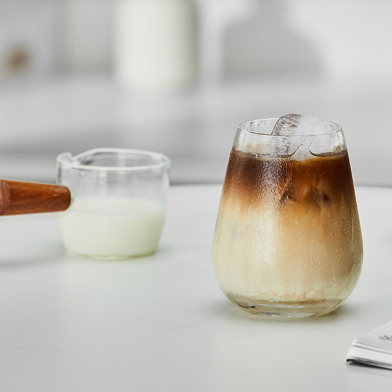 Vertical Stripe Crystal Glass Latte Iced Coffee Cup 9dfe7436 89e4 4e9f b186 2e96deca0954