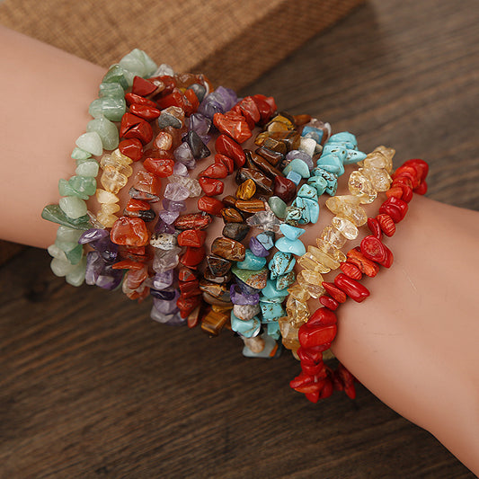 Natural Crystal Crushed Stone Fashion Bracelet 9e0ac73d d4e2 49be a5a1 7275ad2e24e6