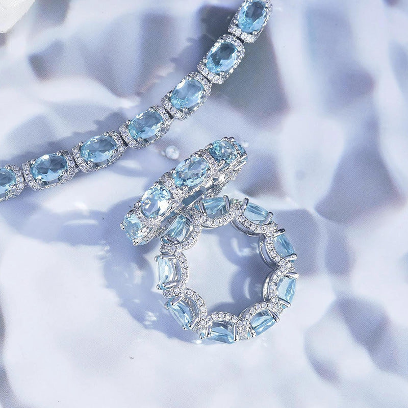 Galaxy Princess Lace Lace Aquamarine Bracelet Color Treasure Ring 9e11d10e fc23 4d8c a20b bcb6a9b82d28