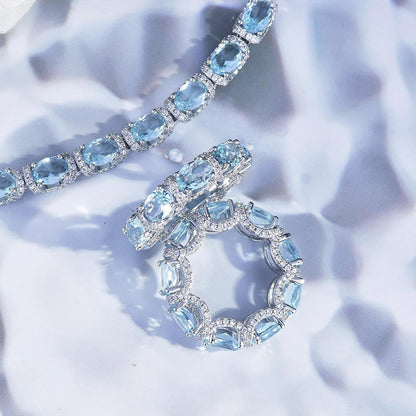 Galaxy Princess Lace Lace Aquamarine Bracelet Color Treasure Ring 9e11d10e fc23 4d8c a20b bcb6a9b82d28