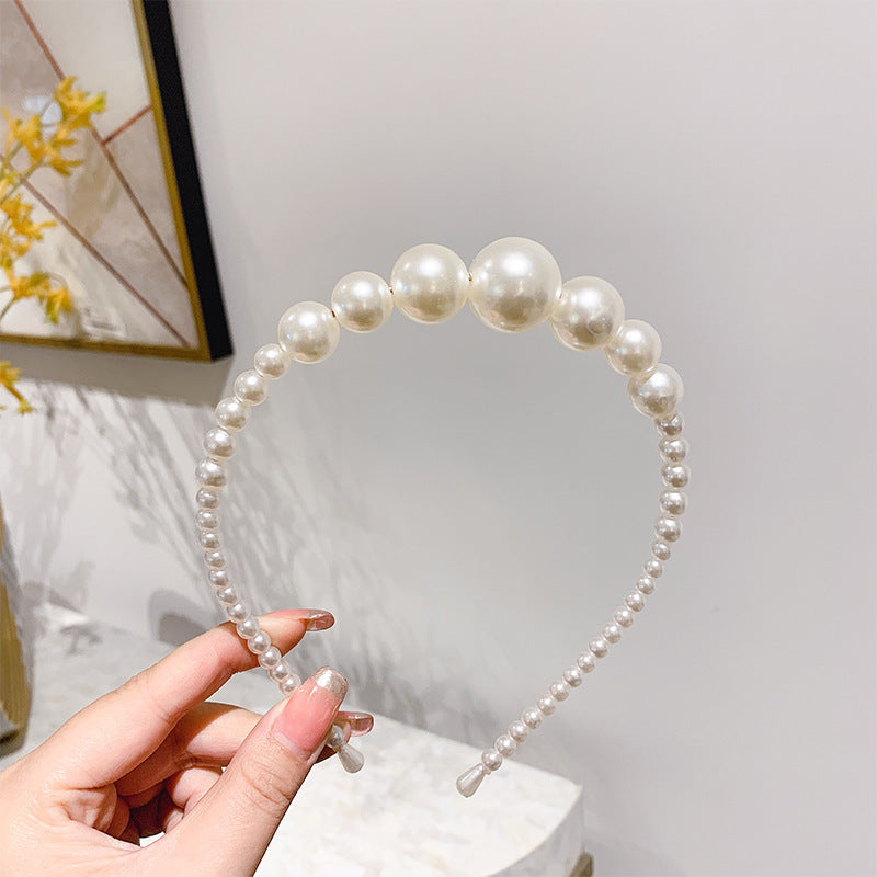 Sen Simple Pearl Thin Headband Hair Accessories Headband 9e2381e5 f886 4937 b747 94859e2f775e