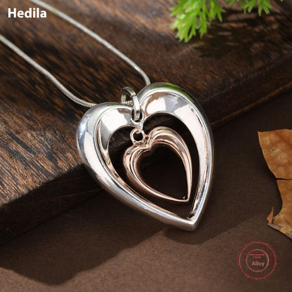 New Hollow Two-color Love Snake Bones Chain Pendant 9e247962 eaa2 41a5 bbf1 3759fd626ba1 trans