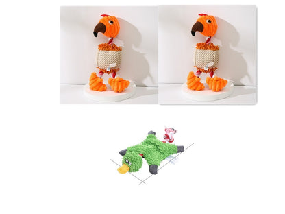 Pet Toy Donkey Shape Corduroy Chew Toy For Dogs Puppy Squeaker Squeaky Plush Bone Molar Dog Toy Pet Training Dog 9e2ec776 10d