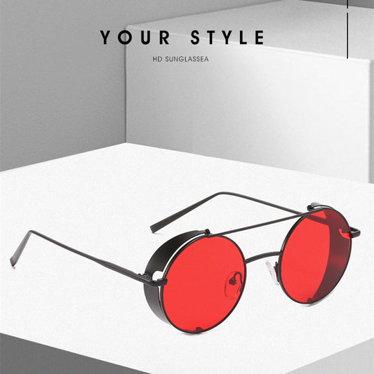 New Metal Double Beam Sunglasses Retro Round Glasses 9e4c2f29 bcb4 4561 9a5f c5126ab0d33e