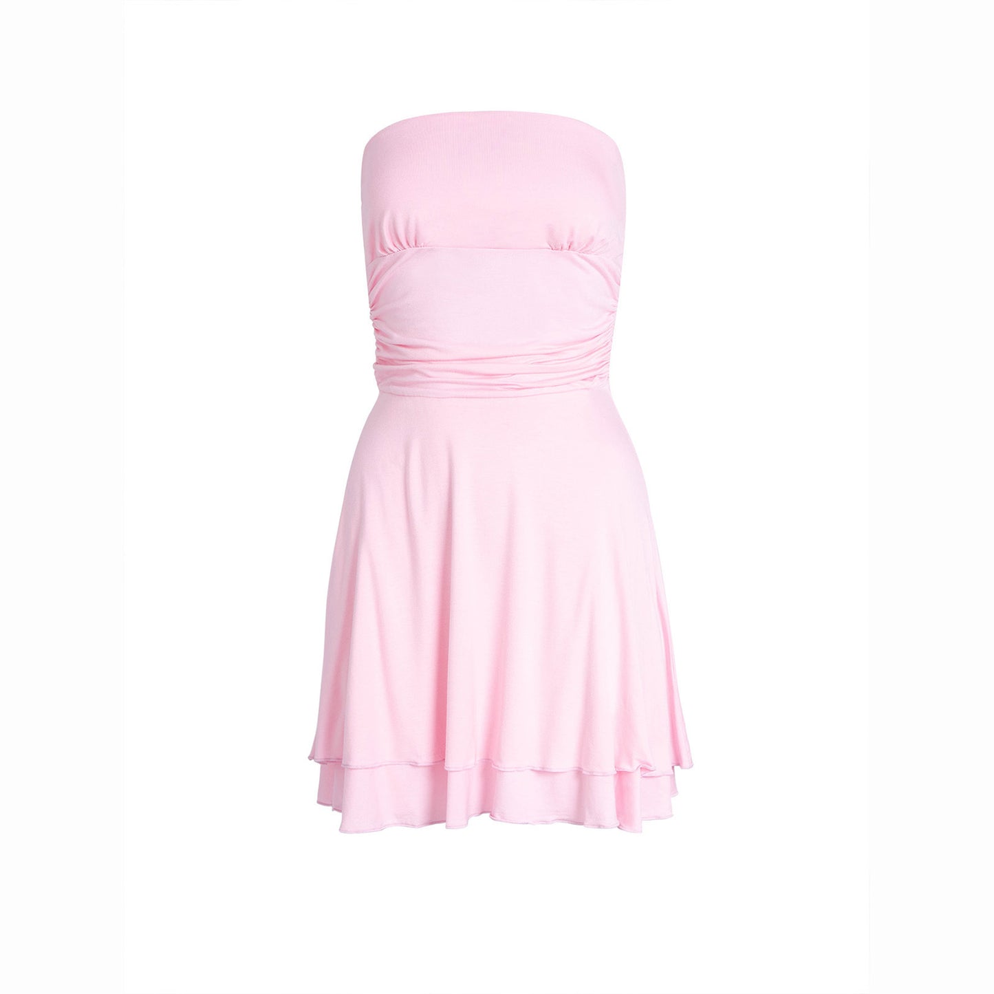 Y2K Tube-top Short Dress Summer Sexy Pleated Tight Dresses For Womens Clothing 9e66d845 46ed 483b ba1a 3b5012781908