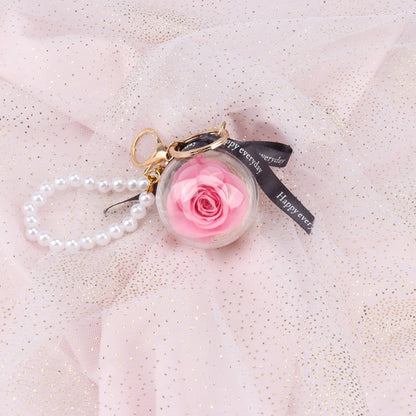 Rose Perianth Pearl Car Hanging Keychain 9e6cc705 d227 45d5 9bb6 363dda9f4448