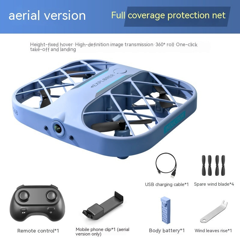 JJRCmini Fixed Height 4K8K HD Aerial Photography Mesh Protective Cover Four-axis Remote Control Toy 9e765408 7035 4e41 8d2e b