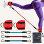 Ankle Strap Resistance Bands Hip Leg Strength Pull Rope Fitness Elastic Training Home Yoga Pilate Crossfit Workout Gym Equipm
