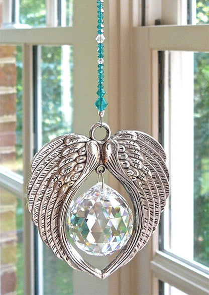 Angel Wings Metal Car Pendant Crystal Decorative Pendant 9eb1c968 a71d 44d1 8046 d319724408d0