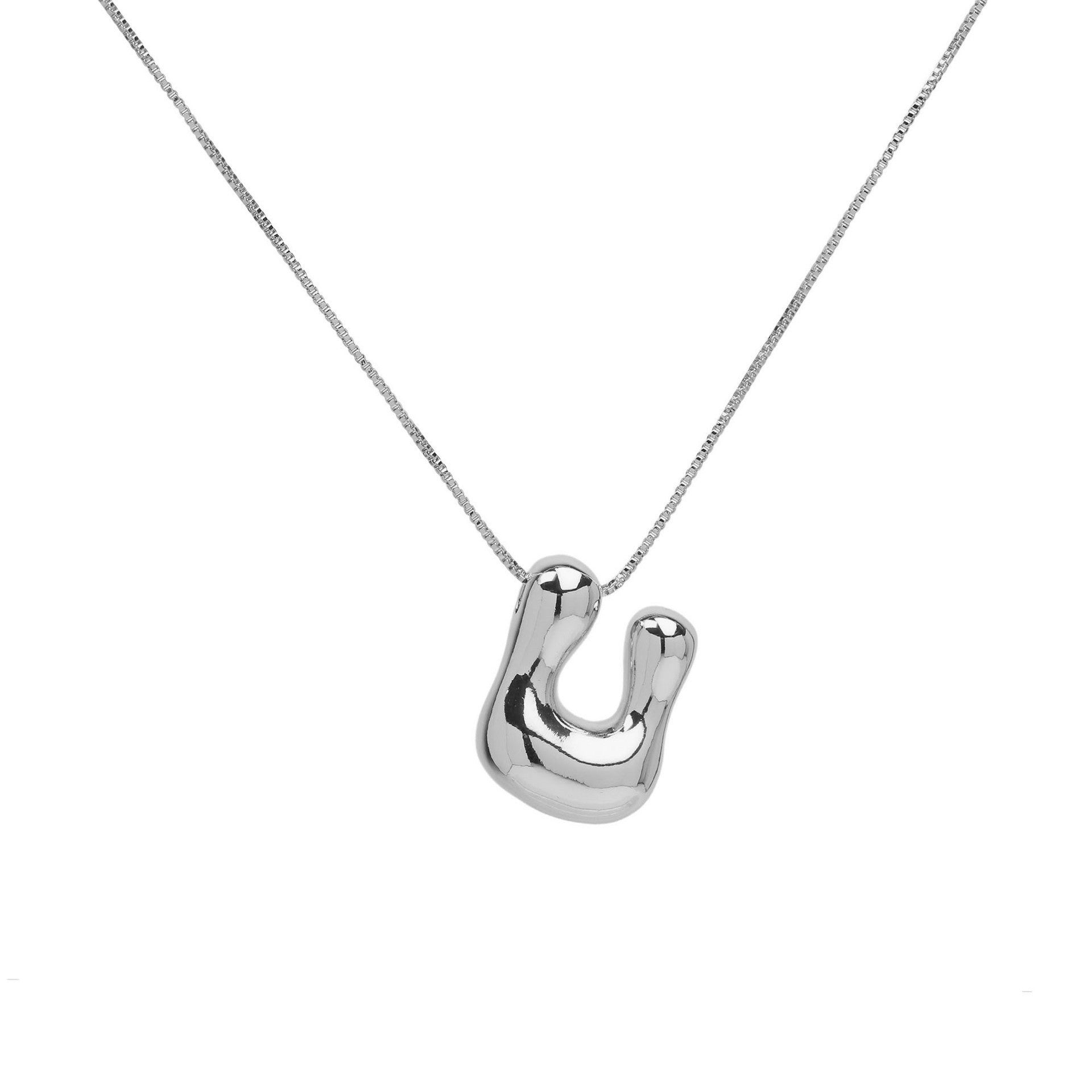 Brass Glossy Balloon English Letter Pendant Necklace 9ebb291e 6014 4c8b a64c 04614d49e594