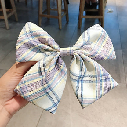 Girl's Plaid Bow Hairpin 9eda7e1d ecc2 4513 be85 3fba66d96b8d