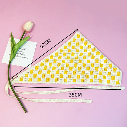 All-matching Triangular Binder Knitted Hair Band 9edcc524 1f19 48a1 aa70 f47b67099b2b