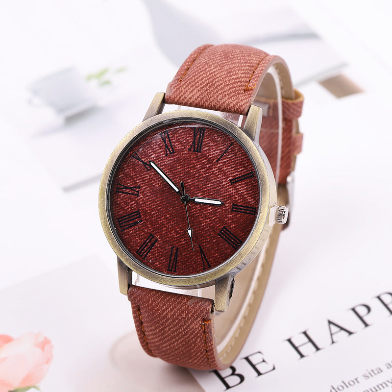 Women's Casual Denim Belt Quartz Watch 9edd37b3 18b3 4676 a833 ea8d2fa9d7fb