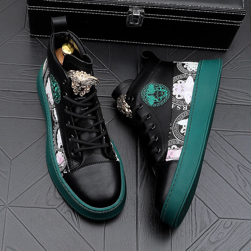 Men's Fashion Personality Versatile Print Board Shoes 9ee3816d 61ce 400d 8c9b 9a1923c51207