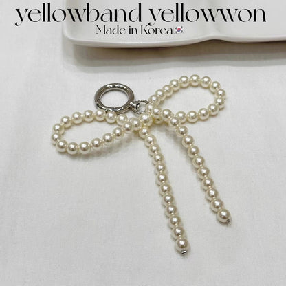 Simple Ins Style Beaded Pearl Bowknot Bag Bag Charm Mobile Phone Charm 9eeba9c7 7022 4bb9 b0f3 7c910a7e4426