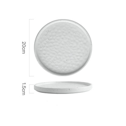 Creative Stone Pattern Ceramic Straight Edge Plate 9ef8901e 6523 4a8e b013 0953ce5d078e