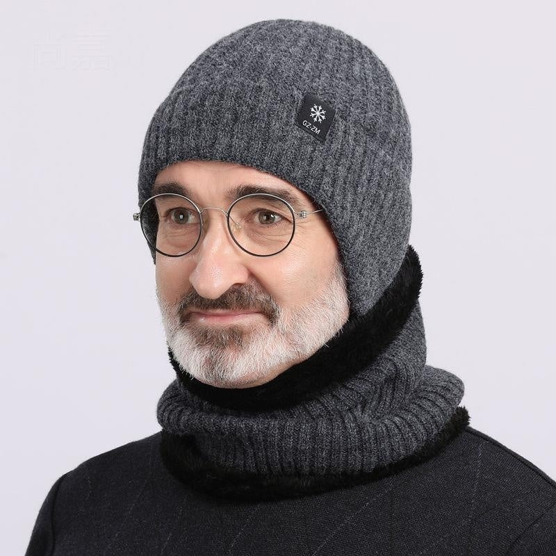 Middle-aged And Elderly People's Hats Men's Winter Warm Wool Hat Ear Protection 9f07b658 9396 45bf 9c02 fad3f4f45d03 trans