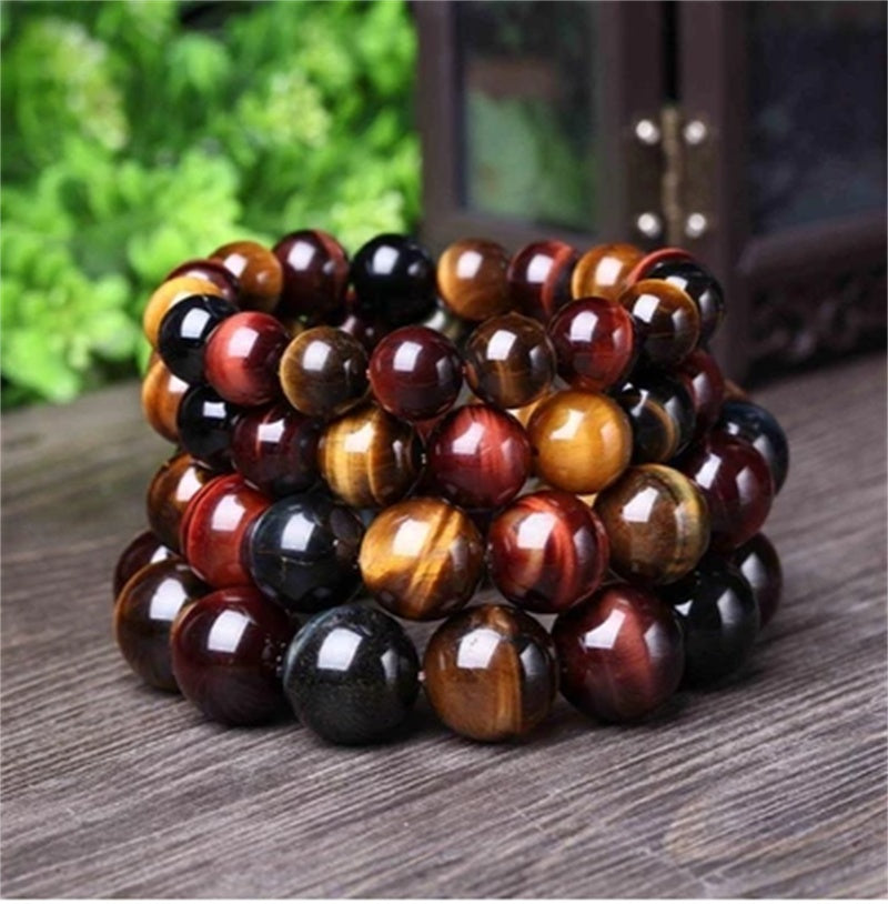 Tiger Eye Natural Crystal Stone Buddha Bead Bracelet 9f1ac3b6 7a0a 456c 863e 2b23f41eeb2f