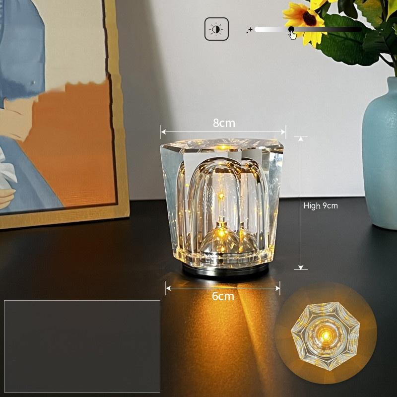Nordic Bar Restaurant Bedside USB Wireless Charging Atmosphere Crystal Lamp 9f5d3431 df5b 4f39 b1dc 77f36e1d0ca3 trans